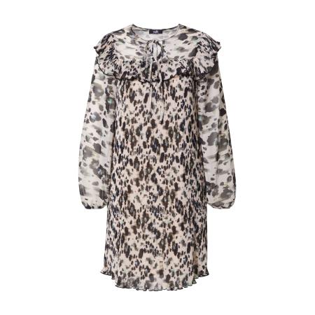 Wallis Wallis Blousejurk beige / lichtblauw / zwart