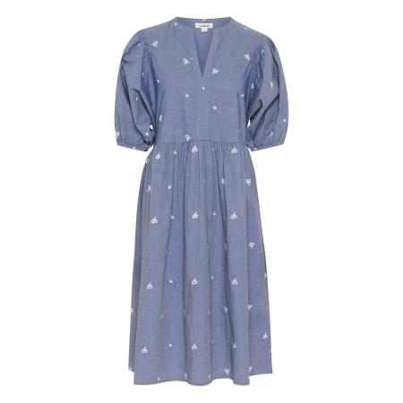 Soaked in Luxury SOAKED IN LUXURY Jurk Elly Josie blauw / wit