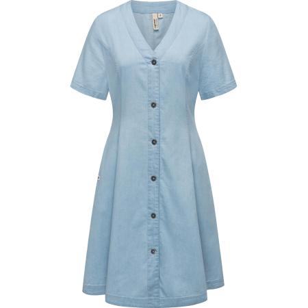 Ragwear Ragwear Blousejurk Kveeda lichtblauw