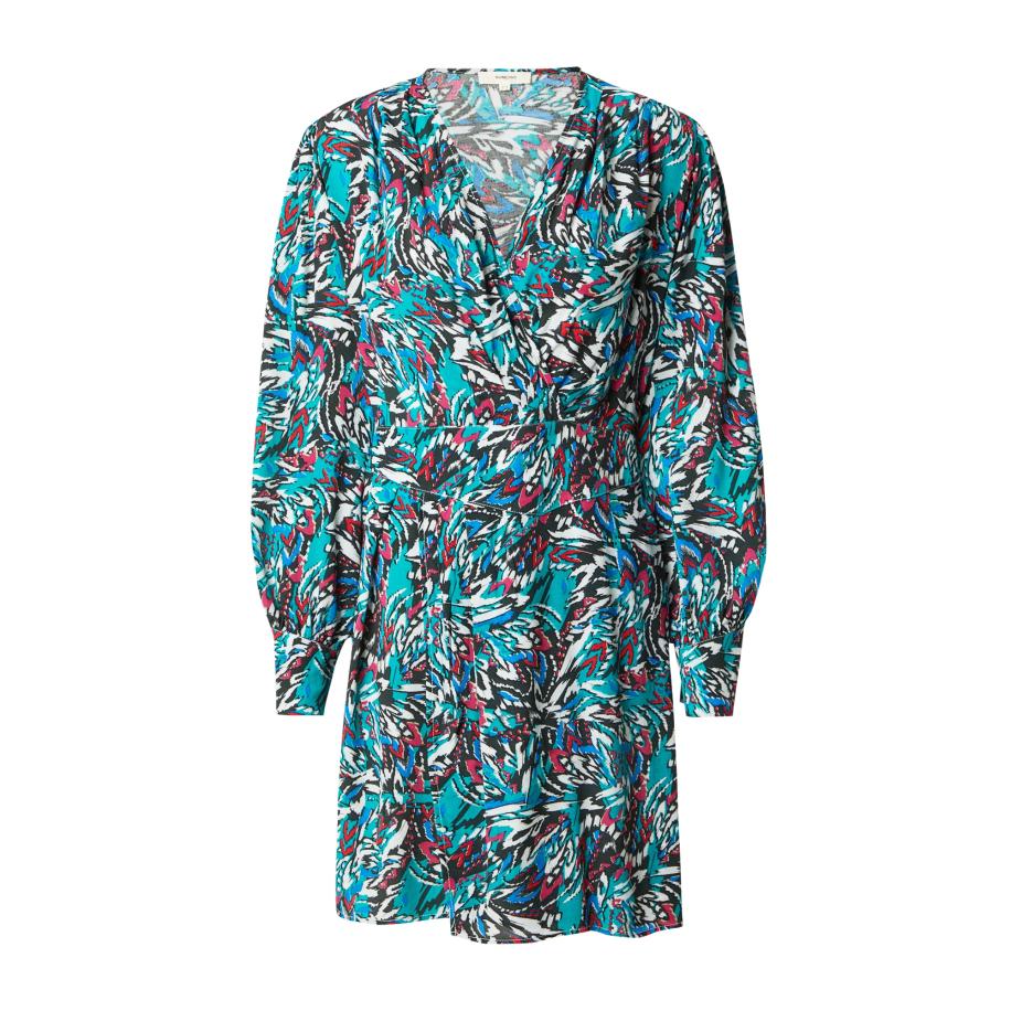 Suncoo Suncoo Jurk CALIE jade groen / rood / zwart / wit -