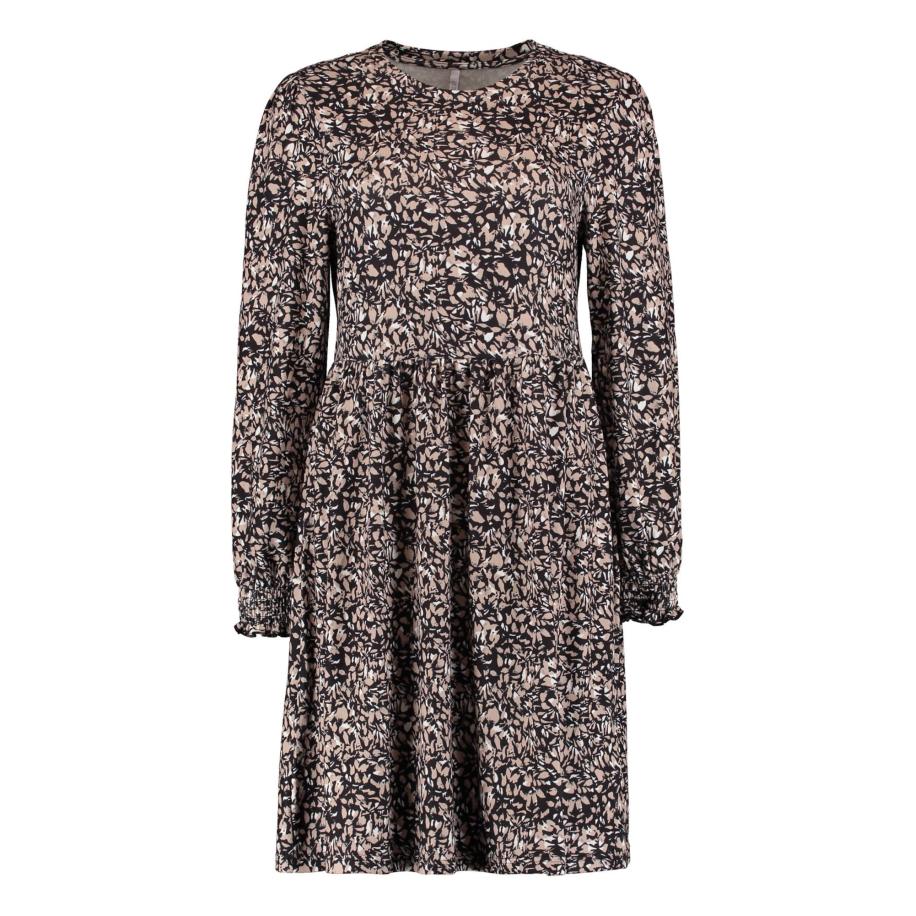 Hailys Hailys Jurk Jo44sie mauve / zwart / wit -