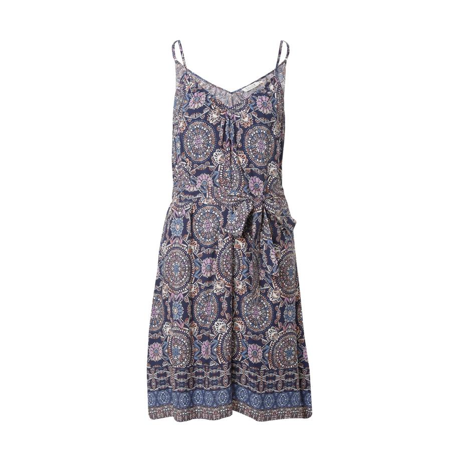 Molly Bracken Molly BRACKEN Jurk donkerblauw / sering / perzik / wit -