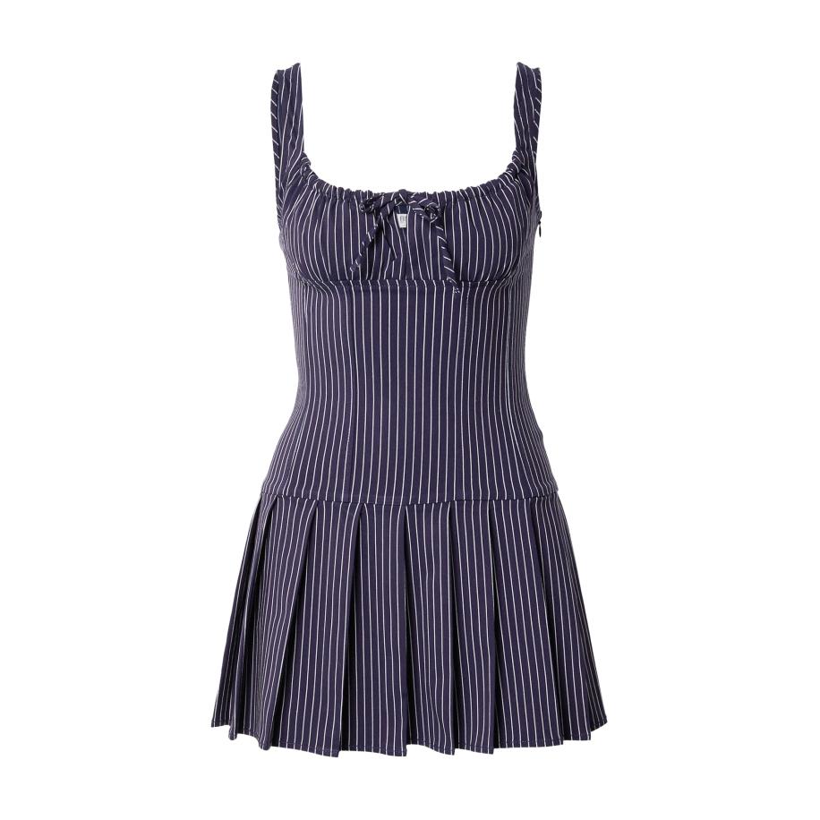 Urban Outfitters BDG Urban Outfitters Jurk marine / wit -