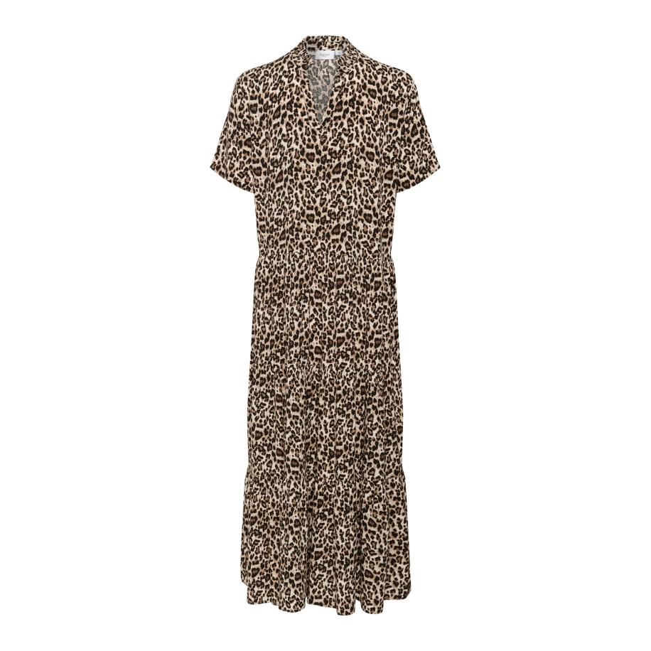 Saint Tropez SAINT TROPEZ Jurk EdaSZ beige / bruin / zwart -