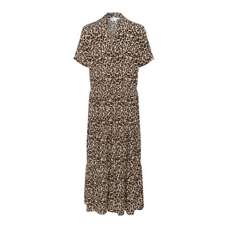 Saint Tropez SAINT TROPEZ Jurk EdaSZ beige / bruin / zwart