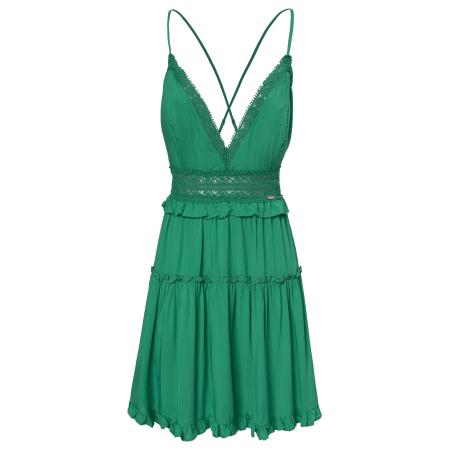 Influencer Influencer Zomerjurk smaragd