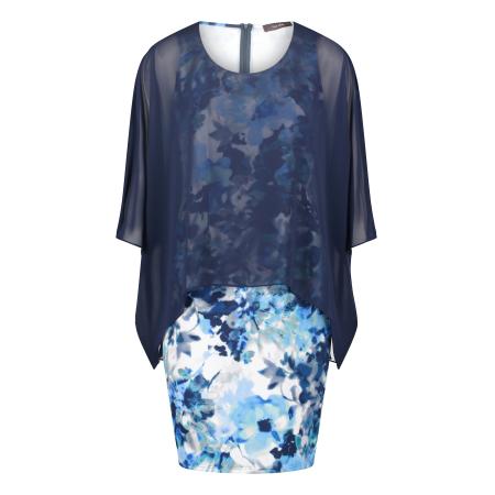 Vera Mont Vera Mont Jurk nachtblauw / lichtblauw / wit