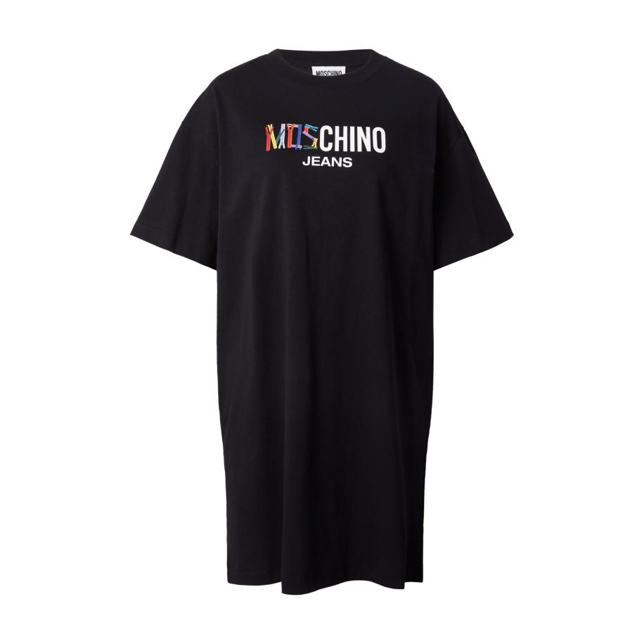 Moschino Moschino Jeans Jurk lichtblauw / lichtrood / zwart / wit -