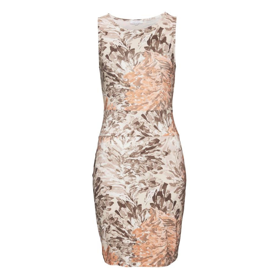 Lascana LASCANA Kokerjurk grijs / bessen / oranje -