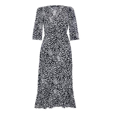 Threadbare Threadbare Zomerjurk Soda lichtgrijs / zwart