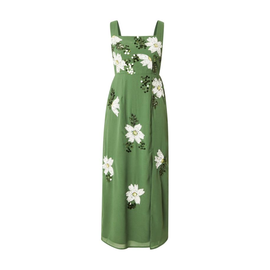 Maya Deluxe Zomerjurk groen / wit Groen