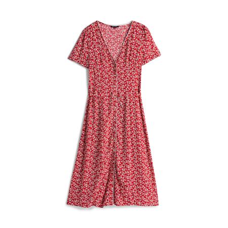 Tommy Jeans Tommy Jeans Jurk rood / wit