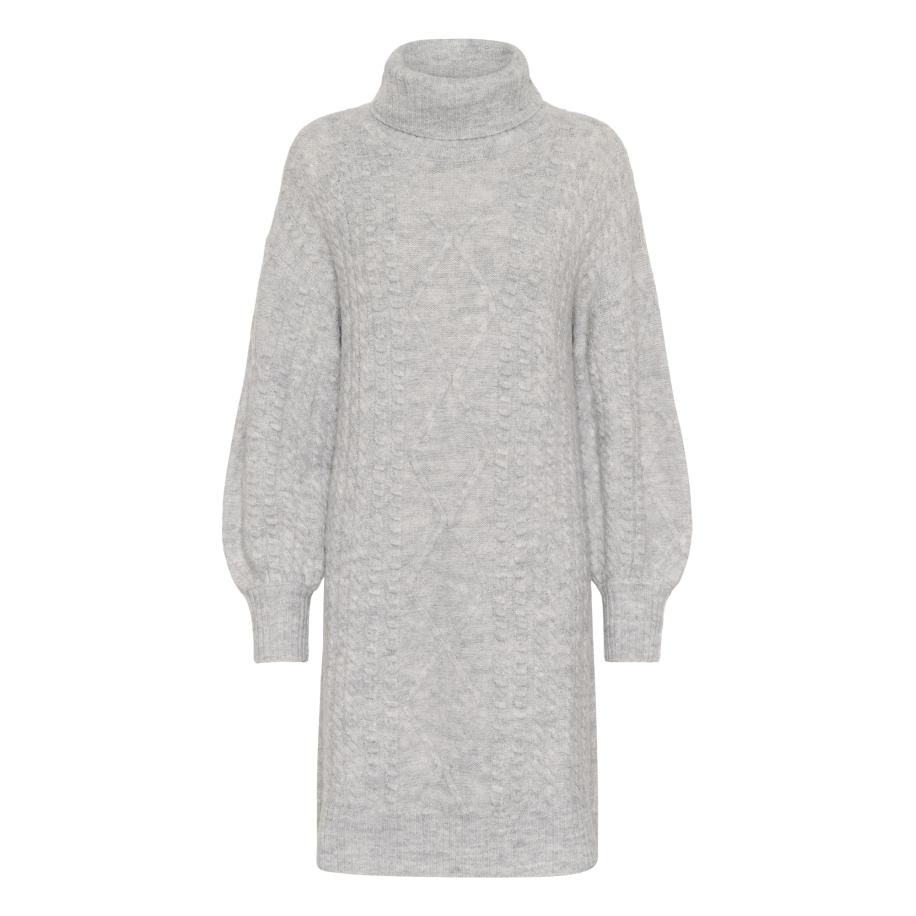 Cream Cream Gebreide jurk CRPumpkin grijs -