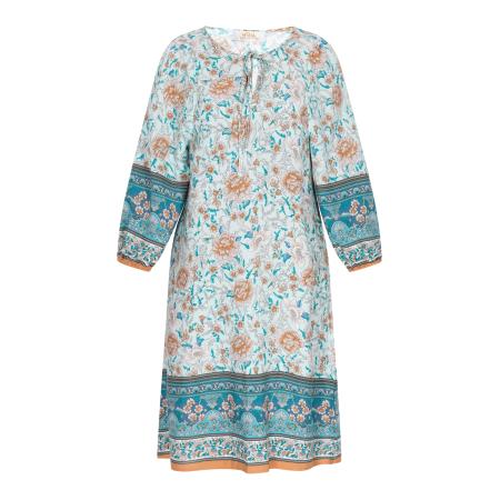 Usha usha FESTIVAL Jurk Festival blauw / aqua / bruin