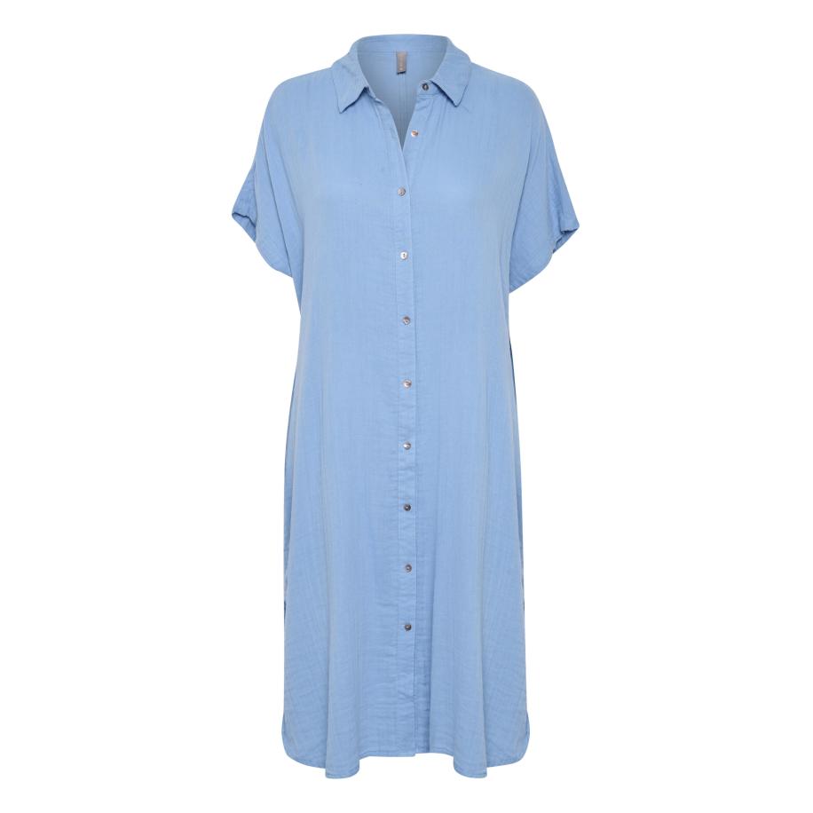 Culture CULTURE Blousejurk hemelsblauw -