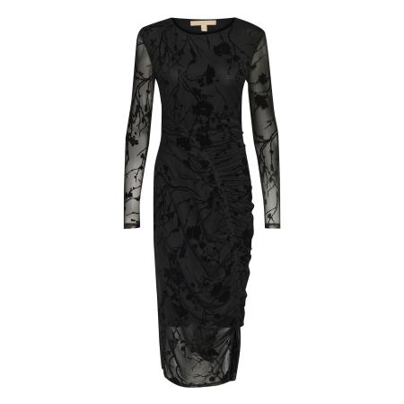 Culture CULTURE Jurk CUAlifa zwart / zwart gemêleerd