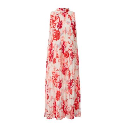 s.Oliver BLACK LABEL Zomerjurk ecru / lichtblauw / abrikoos / rood