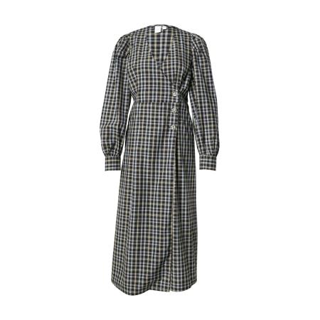 YAS YAS Jurk YASSIMMA lichtgeel / grijs / zwart