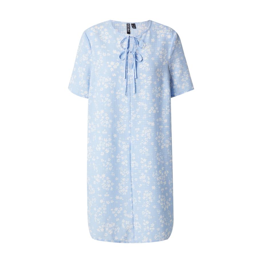 Pieces PIECES Jurk PCELISA lichtblauw / wit -