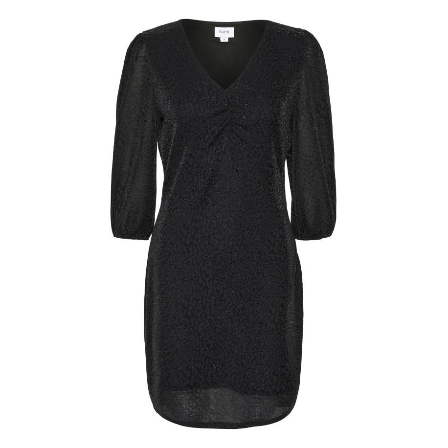 Saint Tropez SAINT TROPEZ Jurk Biana antraciet / zwart -