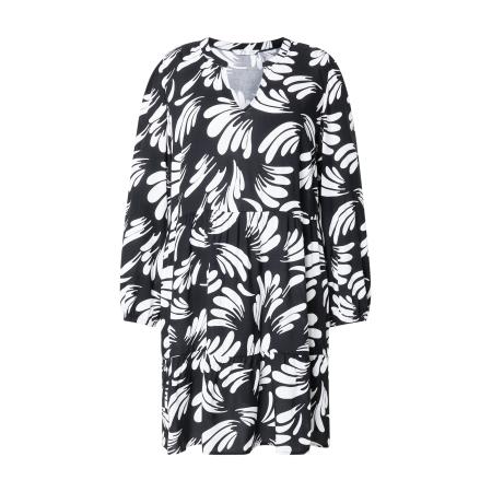 Z-One Jurk Ad44ele zwart / wit