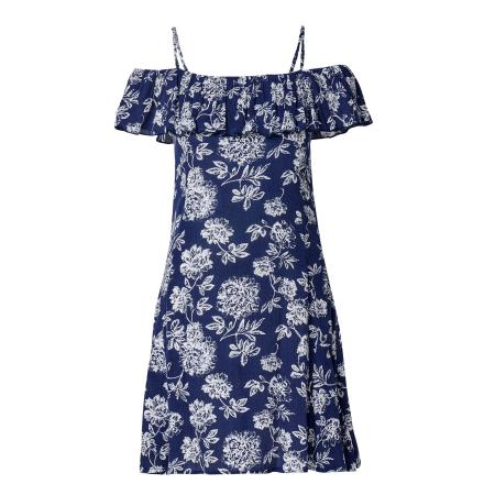 KOROSHI KOROSHI Jurk navy / offwhite