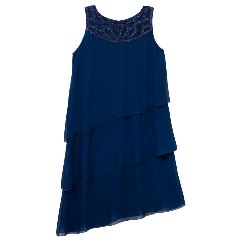 Sheego SHEEGO Cocktailjurk blauw -