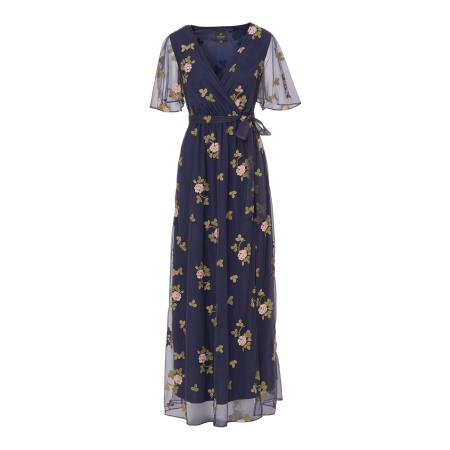 Adrianna Papell Adrianna Papell Jurk navy / groen / rosa