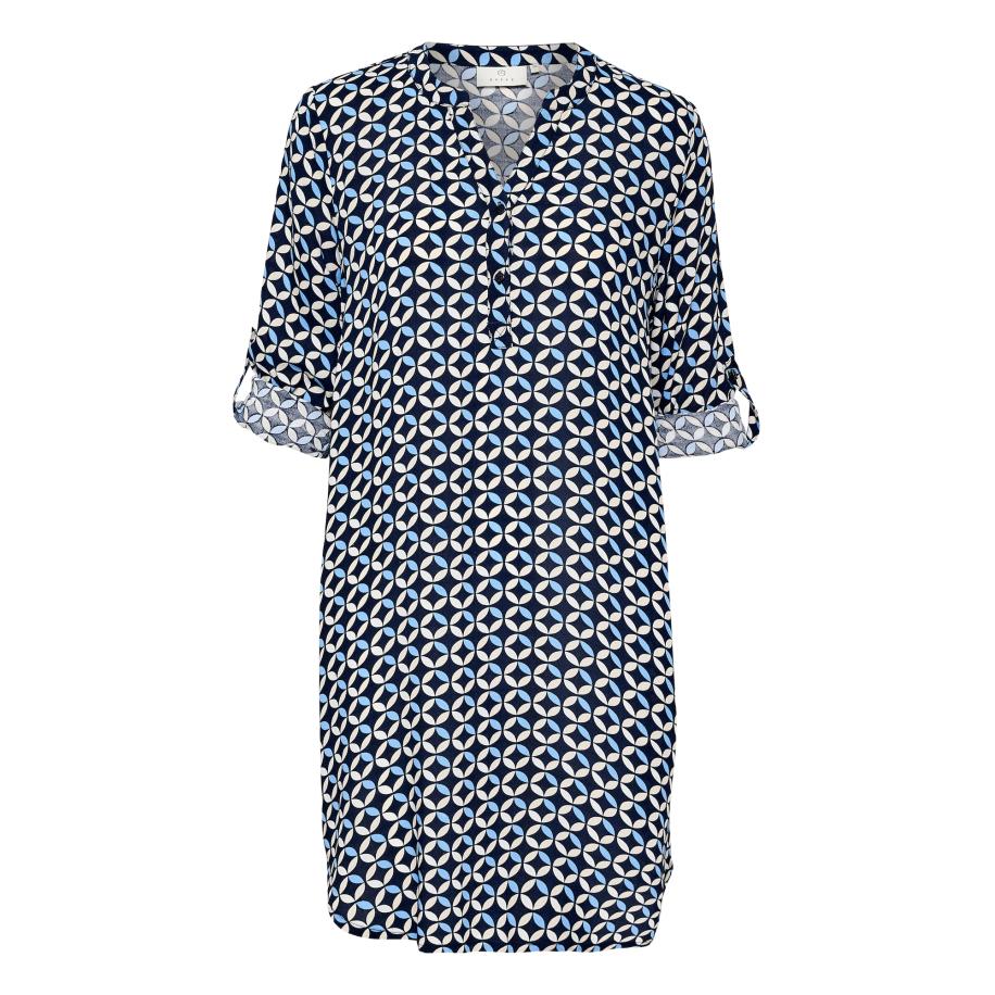 Kaffe Kaffe Blousejurk gemengde kleuren -