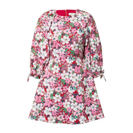 Oasis Oasis Jurk groen / pink / rood / wit