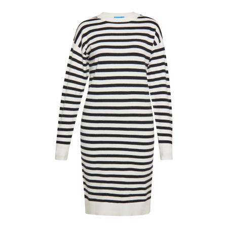 SANIKA SANIKA Gebreide jurk zwart / wolwit