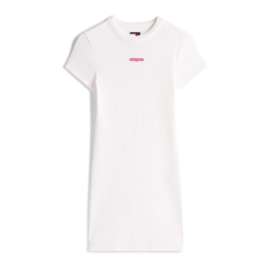 Tommy Jeans Tommy Jeans Jurk rosé / lichtroze / wit -