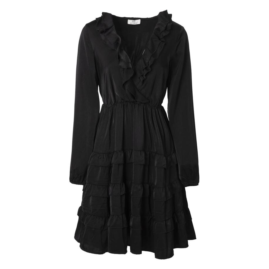 Influencer Influencer Jurk Valance zwart -