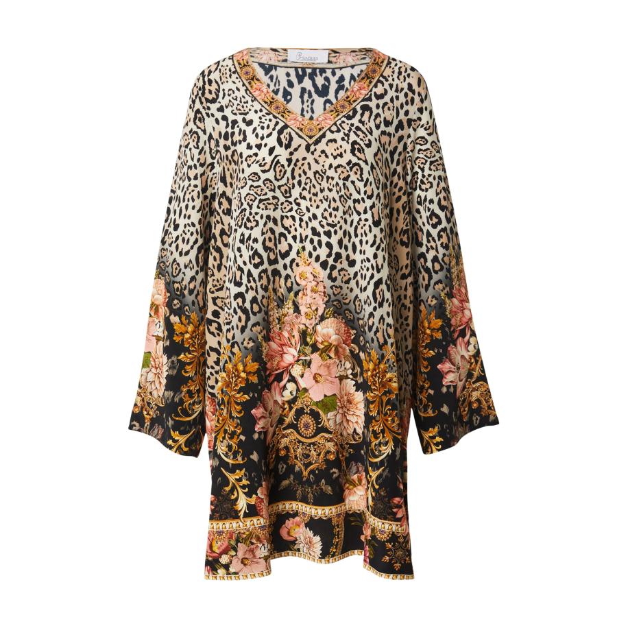 PRINCESS GOES HOLLYWOOD PRINCESS GOES HOLLYWOOD Jurk beige / groen / perzik / zwart -