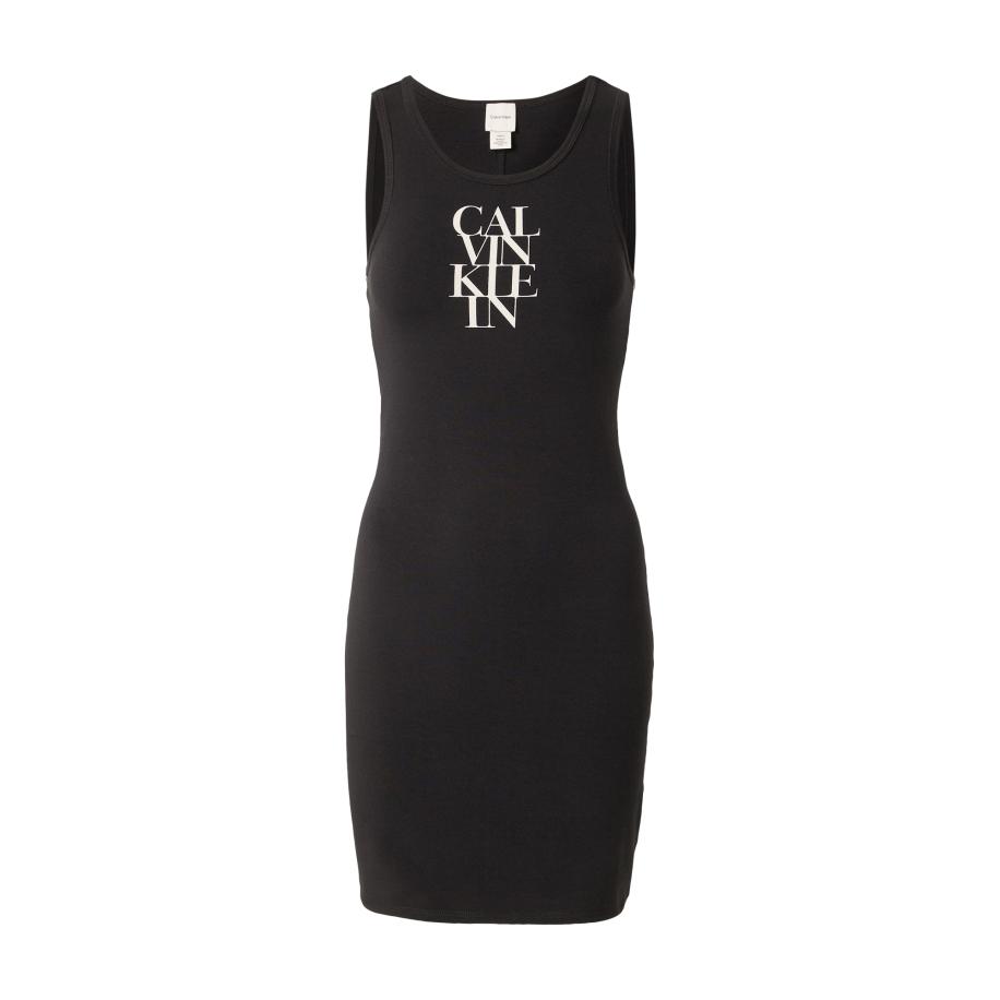 Calvin Klein Calvin Klein Jeans Jurk zwart / wit -