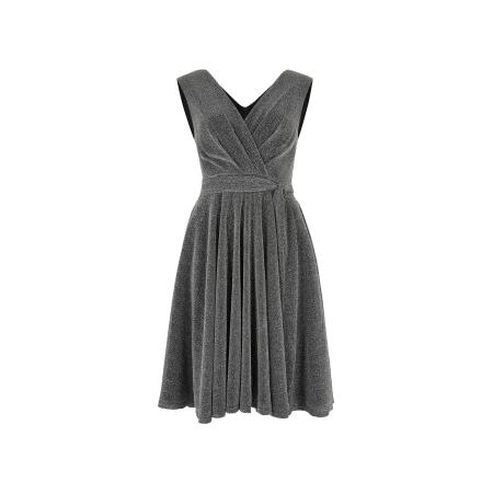 Apricot Apricot Cocktailjurk grijs