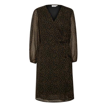 Saint Tropez SAINT TROPEZ Jurk mosterd / zwart