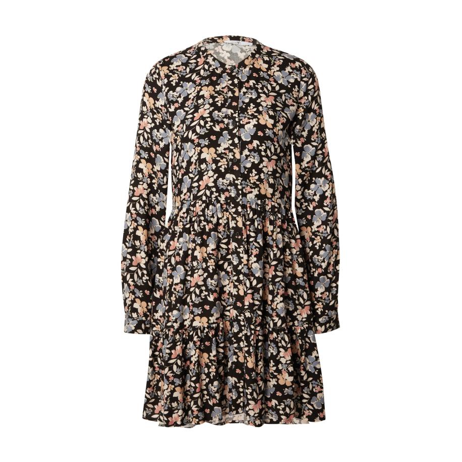 Hailys Hailys Blousejurk La44ura beige / opaal / abrikoos / zwart -