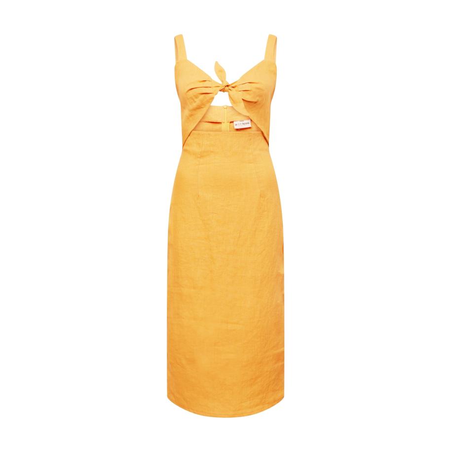 A LOT LESS A LOT LESS Jurk Heidi oranje -