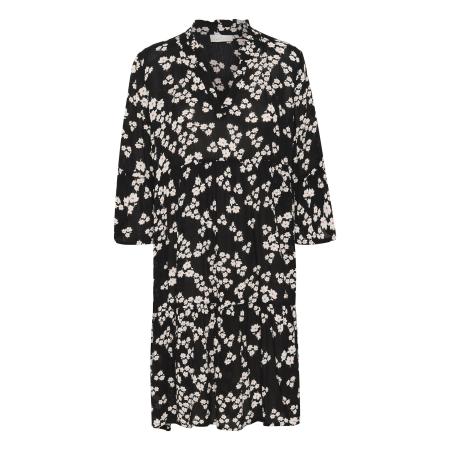 Kaffe Kaffe Jurk Hera Amber crème / oranje / zwart