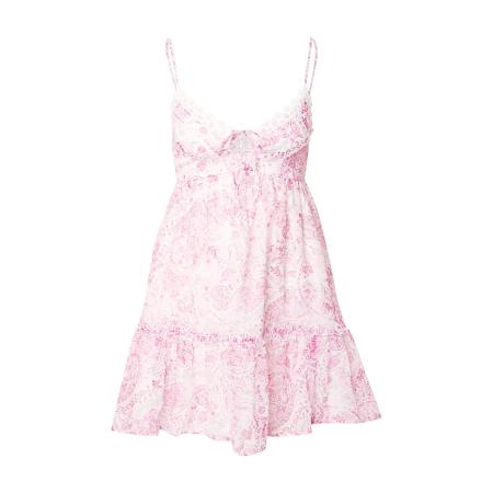 Hollister HOLLISTER Zomerjurk BARE FESTIVAL pastelgroen / pink / rosa / wit