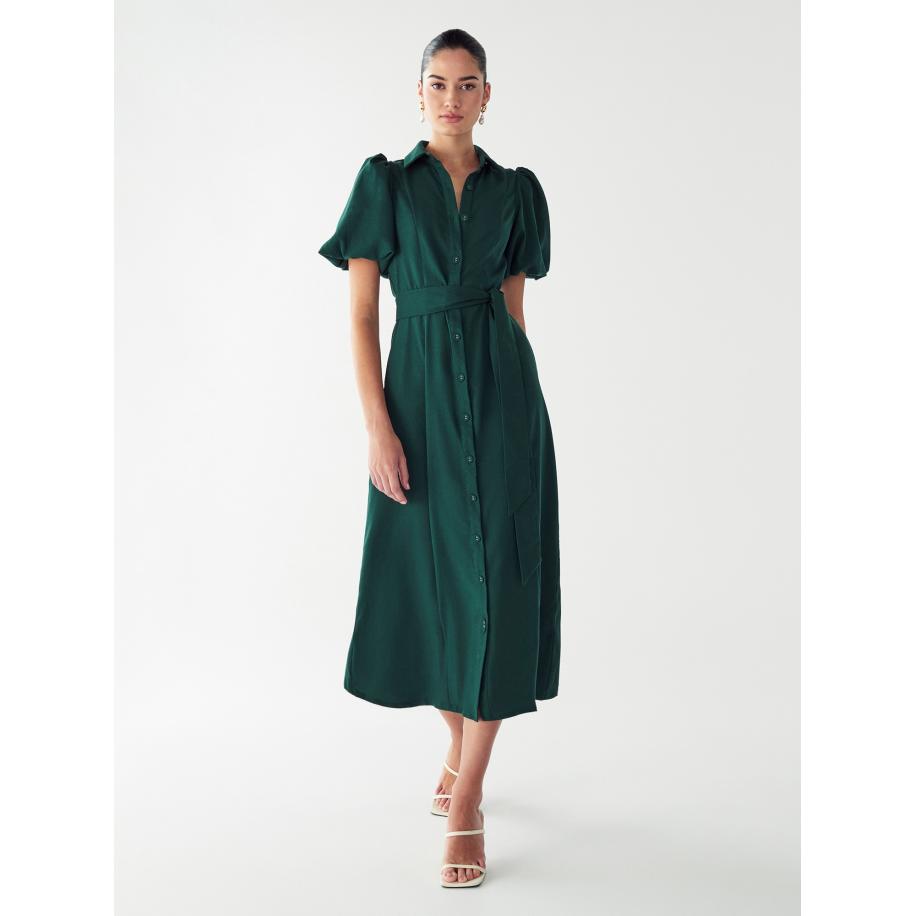 Willa Willa Jurk groen -