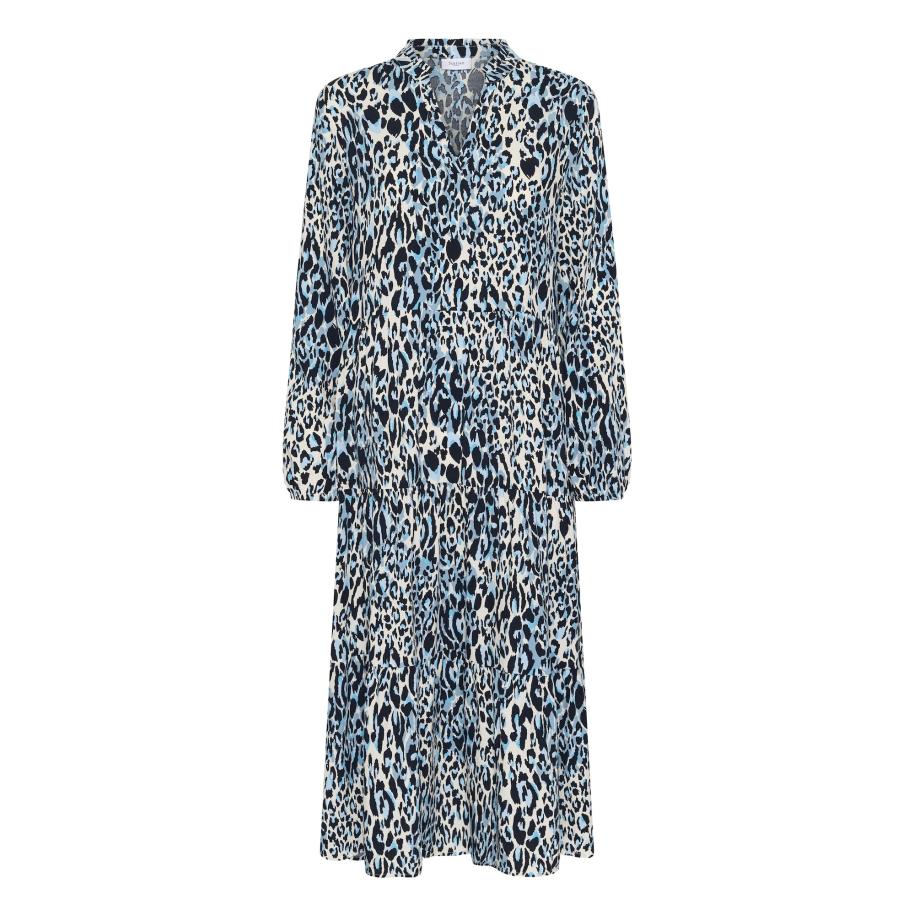 Saint Tropez SAINT TROPEZ Blousejurk EdaSZ aqua / lichtblauw / zwart / offwhite -