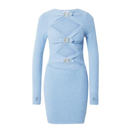 Hoermanseder Hoermanseder Gebreide jurk Klea hemelsblauw