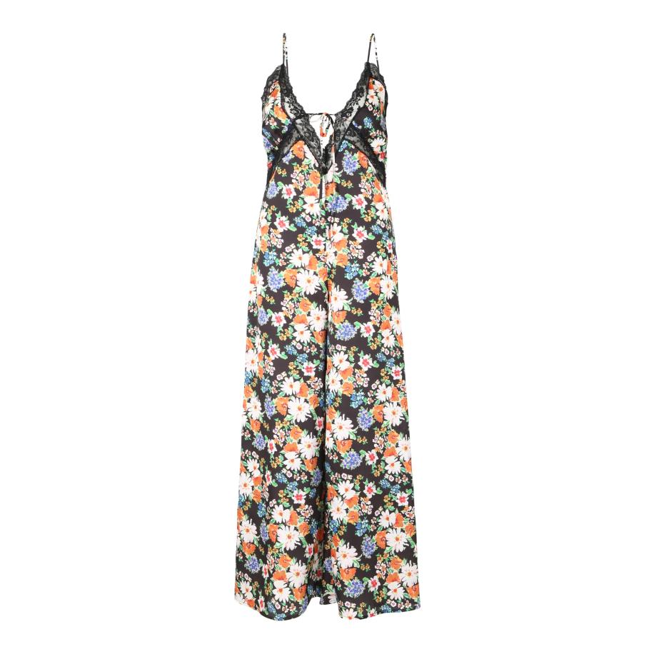 Nasty Gal Nasty Gal Petite Zomerjurk groen / oranje / zwart / wit -