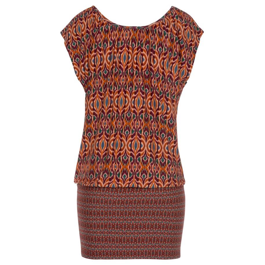 Lascana LASCANA Jurk bruin / oranje -