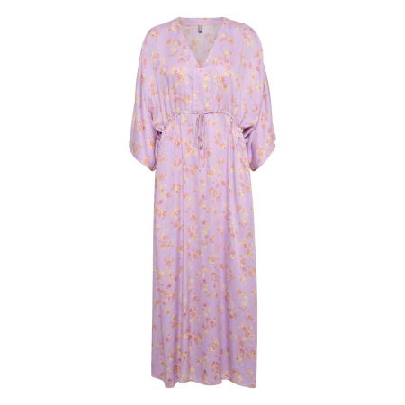 Culture CULTURE Jurk Billie lichtgeel / lavendel / oranje