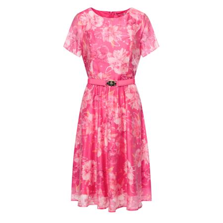 Quiosque Quiosque Jurk rosa / wit