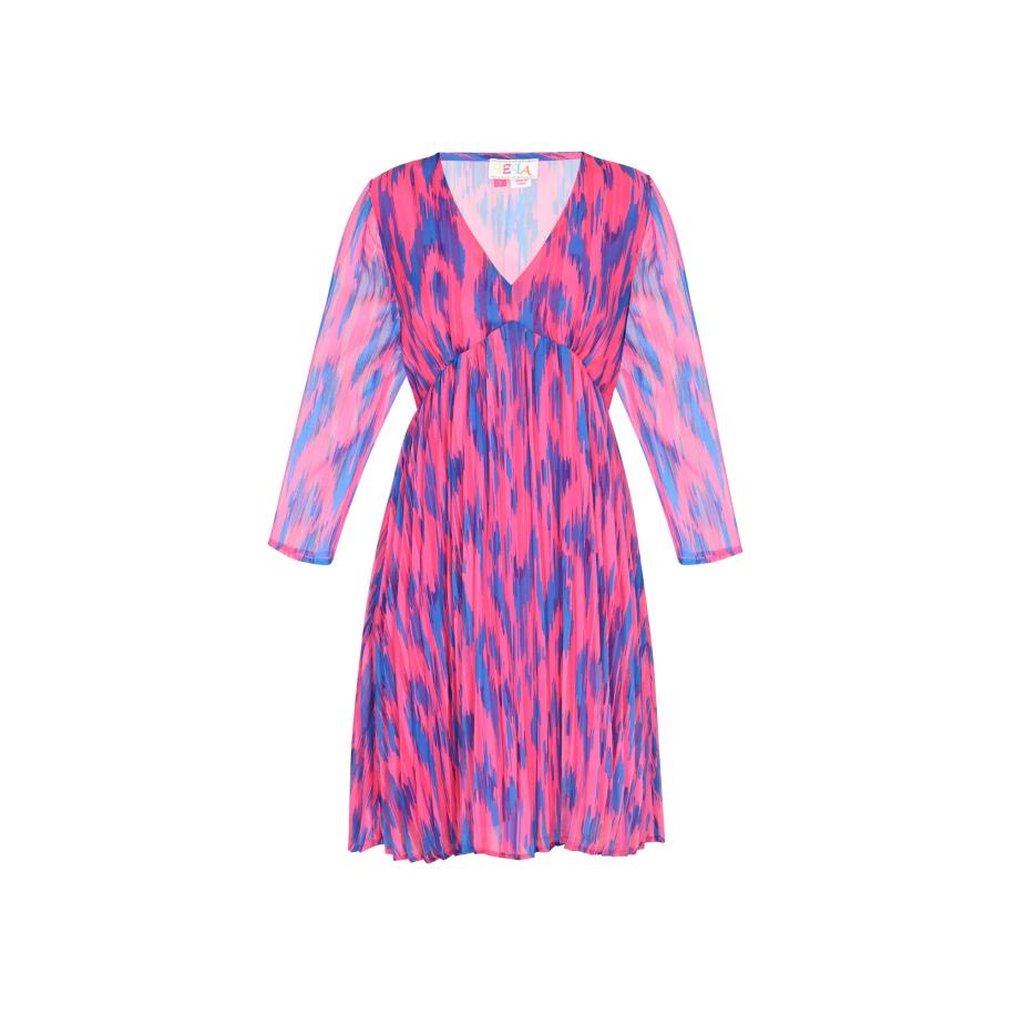 IZIA IZIA Jurk blauw / fuchsia -
