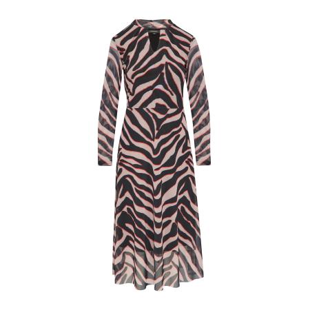 Comma COMMA Jurk framboos / pastelroze / zwart